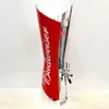 Outils de bar Grand distributeur de tour de bière rouge avec tube à glace parfait comme cadeau pour lui Home Bar Parties a Man Cave 3 litres 240322