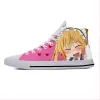 Chaussures Anime Cartoon Miss Kobayashi Dragon Maid Tohru Casual Cloth Shoes High Top Lightweight Breathable 3D Print Men Women Sneakers