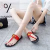 Slippers G family word slippers female Fan family womens sandals slippers summer fashion T240323