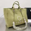 الأكياس المسائية حرف فاخر CC TOTES HANDBAG Fashion Canvas Bag Womens Ladies CH ASSPROIDER TOUTE DESIGNER حقائب يد التسوق الإناث عبر حقيبة ظهر الجسم KKRF