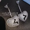 Dangle Earrings Chandelier Tassel Linear Drop Party Jewelry Clear Austrian Crystal