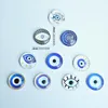 10 PCSDEVILS Göz Buzdolabı Mıknatıslar Cam Etiketler Mavi D Ev Dekoru Yaratıcı Hediye Emzirme Buzdolabı Sticker 240318