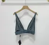 Fashion Design Womens Tanks Camis Tops Denim Underwear Designer Brands Camisoles Bras Nylon Bra Tees Tube Top Chest Wrap Vest