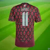 México 2024 2025 Jersey de futebol da camisa masculina edição de fãs de fãs 24 25 Chicharito G.DOS Santos Camisetas Camisa de futebol infantil para crianças fhg personalizável