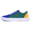 2024 mannen vrouwen casual schoenen skateboard schoenen van canvas sneakers old skool klassiek vintage zwart wit dambord heren platte trainers maat 36-44