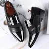 Slip On Men Dress Shoes Men Oxfords Fashion Business Dress Men Shoes Classic Leather Mens Suits Shoes Man 240321
