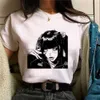 Camiseta feminina celebridade menina y2k punk camiseta feminina engraçado japonês roupas de quadrinhos 240322