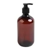 Dispensador de sabão líquido garrafas de spray garrafa bomba de mão líquidos dispensar reutilizável 4 pçs banheiro chuveiro gel vazio