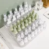 Medicine 3 Layers Nail Polish Display Rack Transparent Cosmetic Varnish Display Rack Essential Oil Bottle Storage Box Holder Organizer