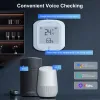 Control GIRIER Tuya ZigBee Temperature and Humidity Sensor Wireless Smart Home Thermometer Hygrometer Works with Alexa Alice Hey Google