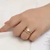 Cluster-Ringe MS 2PCS Intarsien Grad Zirkon Ring Hohe Qualität Haupt- und Vize-Design für Freunde Geburtstagsfeier Modeschmuck