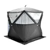 Tents and Shelters Outdoor 3-4person 4Season Sauna House with Thickened Warmth winter Fishing Tent Large Window/chimney Mouth quick Open Portable 240322