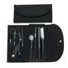 8-teiliges Augenbrauen-Sha-Rasiergerät Augenbrauen-Sha-Gesichtsrasierer Augenbrauen-Pinzette Eyel-Pinsel-Set Sha Makeup Tools Shapin i29K #