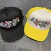 Nouveau Baseball vague chapeau lettre brodé incurvé mode voyage maille respirant hommes Hip Hop chapeau Graffiti camion pilote HatAA8S29