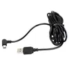 Auto-Ladekabel, gebogenes Mini-/Micro-USB-Kabel für Auto-DVR, Kamera, Videorecorder/GPS/PAD/Mobil, Kabellänge 3,5 m (11,48 Fuß)