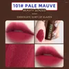 Lipgloss Voor Schoonheid Geglazuurde Chocolade Mist Oppervlak Matte Lippenstift Non-stick Natuurlijke Blijvende Vervaging Geen Hydraterende T0t8