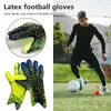 Gants de gardien de but antidérapants en Latex, gardien de but de Football épais, Protection des doigts pour adultes et adolescents, 240318