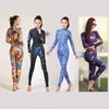 Muta intera da bagno da donna Muta da acqua in neoprene premium da 3 mm XS S M L XL Cielo stellato stellato Corpo stampato Manica lunga Wetsutis