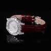 JW002 Bidragande smycken Fabrik grossistanpassad guld lyx 925 Sterling Silver Quartz Moissanite Diamond Watches for Women