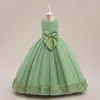 Beauty Avocado White Green Wine Pink Jewel Flower Girl Dresses Girl's Birthday Dresses Girls Party Skirt Girl Everyday dress Kids' Party Wear SZ 2-4 D323153