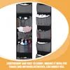 Storage Bags 2 Pcs 5 Compartment Hanging With Pockets Locker Organizer Wall Mount Closet Door Rack