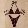 Maillot de bain d'été personnalisé, Bikini de styliste, grande taille, ensemble 2 pièces de luxe, Sexy, pour femmes, vêtements de plage