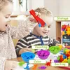 Tri nidification empilage jouets Montessori jouet en caoutchouc souple classification dinosaure enfants couleur tri comptage correspondant jeu 24323