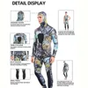 Mute Uomo 15M Neoprene con cappuccio Muta calda Camouflage Split Caccia Pesce Scuba Snorkeling Costume da bagno surf 240321