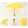 juchiva Parapluies Parapluie Pliable Mini Équipement de Pluie de Voyage Poche de Jour de Pluie Pliant Soleil Voyage Umbr