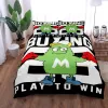 Definir Halloween Little Monster Duvet Capa Conjunto King Queen Douple Full Full Twin Single String Learn Linen Set Cretins Sheer