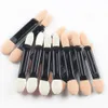 10/30/50/100 stücke Nagel Pulver Pinsel Spge Doppelseitige Applikator Spiegel Chrom Pigment Einfache Spge Stick kosmetische Make-Up-Tool * A6wr #