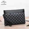 Moda masculina bolsas moda portátil carta envelopes sacos de telefone celular pasta carteira