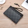 Moda masculina bolsas moda portátil carta envelopes sacos de telefone celular pasta carteira