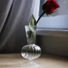 Вазы Прозрачная ваза для цветов Стеклянная гидропоника Украшения Держатель контейнера для растений