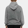 Aangepaste heren gewassen noodlijdende hoodie 100% katoen French Terry blanco hoge kwaliteit trui zuur Vintage voor mannen