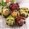 Dekorativa blommor Flower Green Kitchen Home Vase Filler Artificial Artichoke Decorations Faux Artichokes