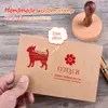 Personalisierter Siegel-Holz-Hochzeits-Siegelstempel für Karten, Umschläge, Hochzeitseinladungen, Geschenkverpackungen, Scrapbooking