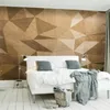 Fonds d'écran Wellyu personnalisé papier peint nordique rétro géométrique fond abstrait Murales De Pared 3d Paisajes Habitacion papier peint