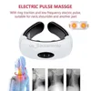 Masowanie szyi poduszki fodrk elektryczny masażer szyi szyi i masażer bólu bólu ulga zdrowotna narzędzie relaksacja inteligentna masażer szyjki macicy 240323