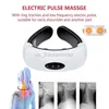 Massaging Neck Pillowws FODRK Electric Neck Massager Neck and Shoulder Massager Pain Relief Health Care Relaxation Tool Intelligent Cervical Massager 240323