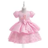 Beauty Roze Juweel Bloemenmeisjesjurken Verjaardagsjurken voor meisjes Meisjes Feestrok Meisje Alledaagse kleding Feestkleding voor kinderen SZ 2-4 D323141