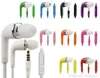Multi Candy Color Headphones 35mm Wired inear Bass Stereo Flat Noodle Earphones hörlurar för Android Mobiltelefon4567343
