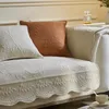 Chair Covers Embroidered Cotton Washed Sofa Cushion Four Seasons Universal Non-slip Fabric Living Room Cover