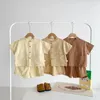 Kleidung Sets Sommer Baby Jungen Set Kinder Reine Baumwolle Anzug Kurzarm Shirts Und Shorts 2 stücke Kleidung Outfit