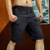Shorts masculinos calças táticas calças especiais shorts crossover restrição à prova de respingos calças de carga verão shorts soltos como roupas de treinamento 24323