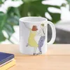 Tassen La Land – Aquarell-Kaffeetasse, Thermobecher für Kaffee, Kawaii-Set