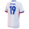 24/25フレンチプレーヤーバージョンMbappe Soccer Jersey 2024 Griezmann Giroud Tchouameni CamavingaシャツDembele Coman coman konate Rabiot Kolo Muani Football Uniorm