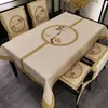 Toalha de mesa retangular, prevenção de poluição, estilo moderno, simples, moda restaurante, almofada de linho decorativa