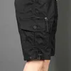 Shorts Cargo pour hommes, nouvelle version coréenne, ample, un cinquième pantalon, multi-poches, pantalons droits décontractés, été, 24323