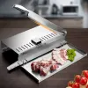 Pistolen Frozen Meat Slicer Bone Cutting Hine met opbergbak Groente Fruit Cutter Keuken Kip Eend Visribben Lam Snijgereedschap